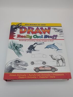Draw Really Cool Stuff Hardback Spiral Book